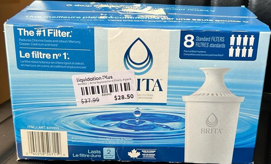 Brita Replacement Filters, 8-pack