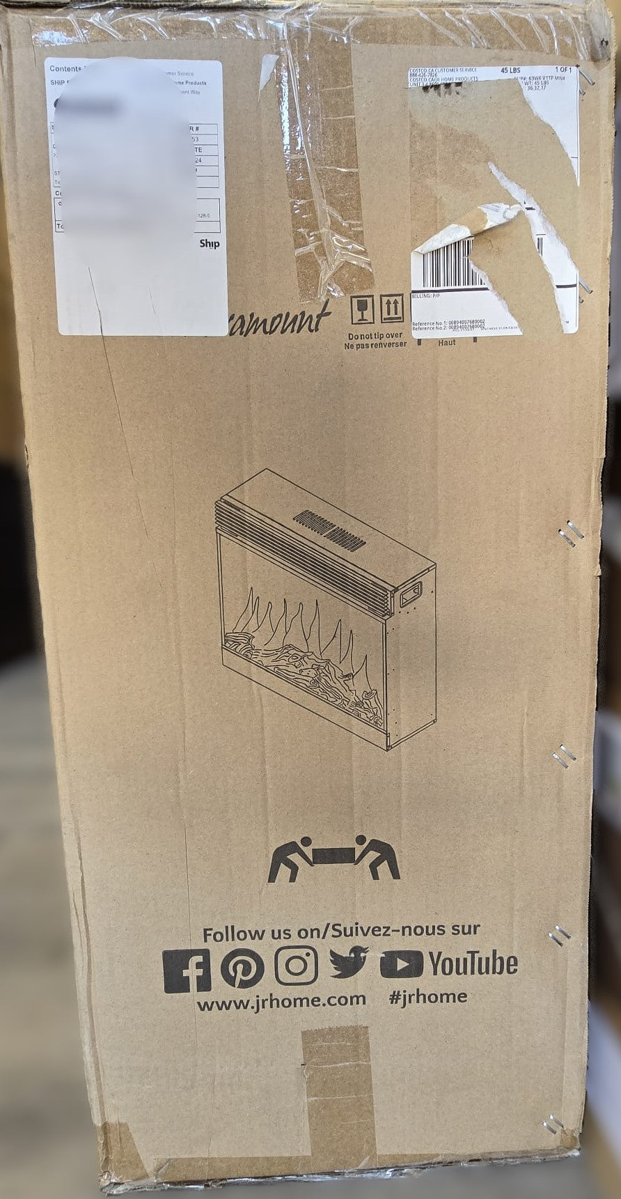 Paramount Electric Fireplace Inserts, 28IN