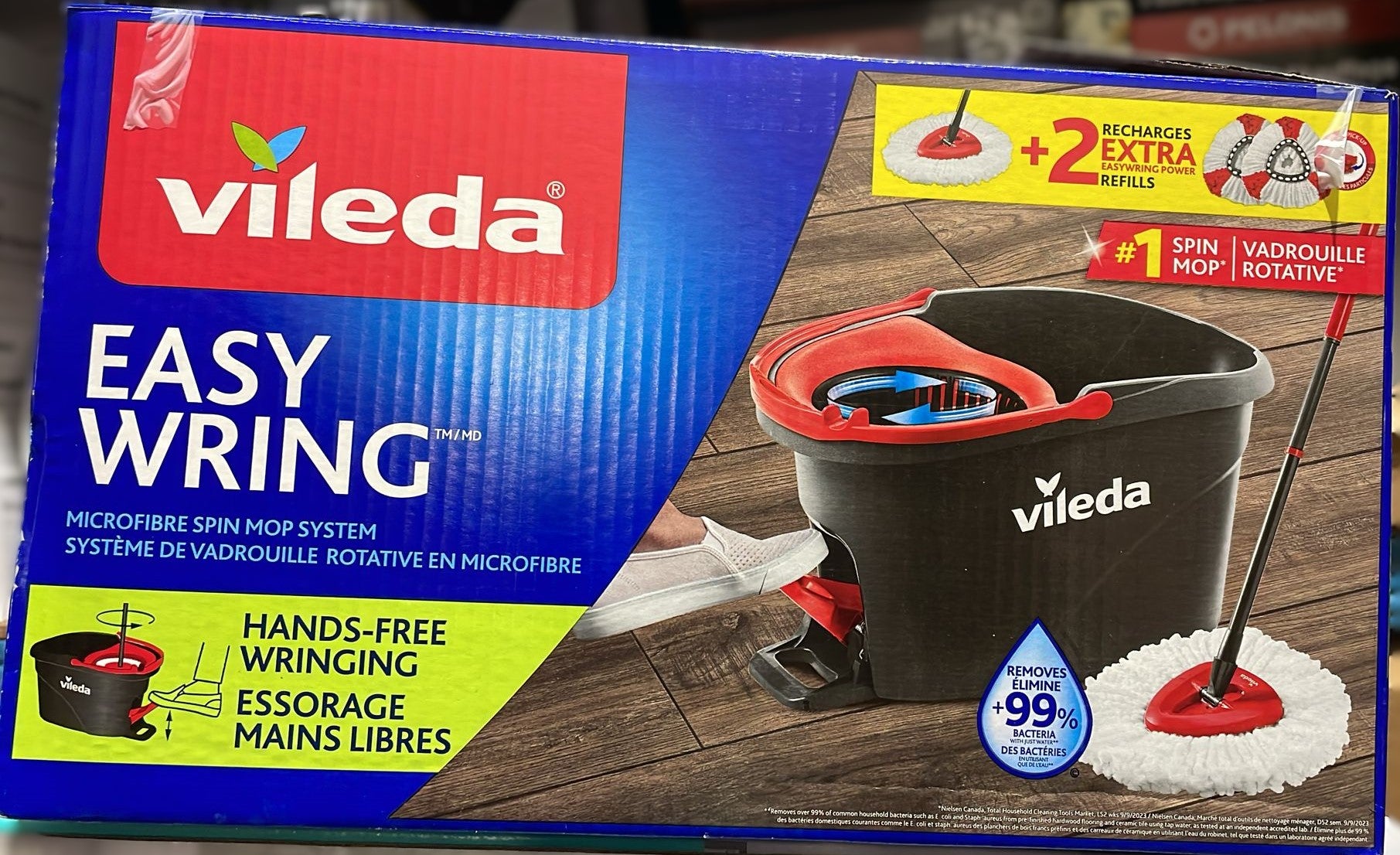 Vileda EasyWring Power Spin Mop and Bucket System