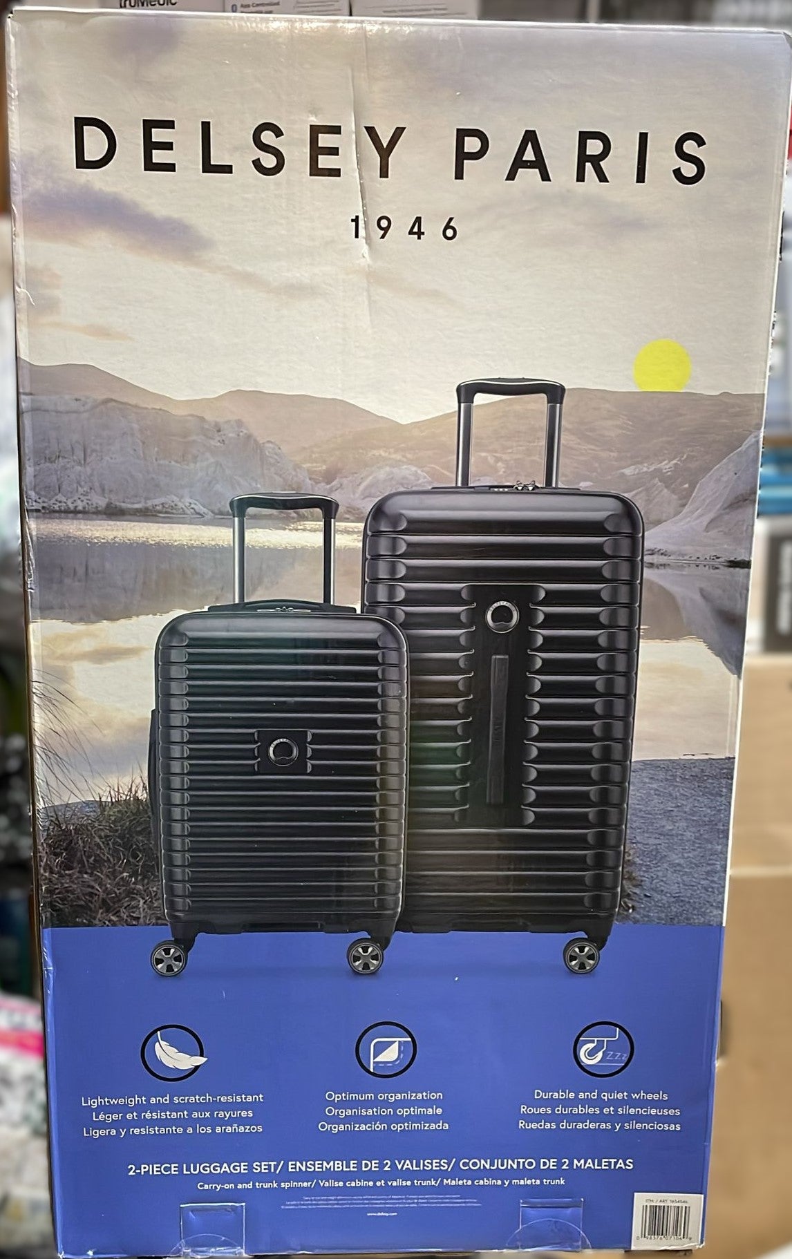 Delsey 2-piece Hardside Trunk Set (2024210)