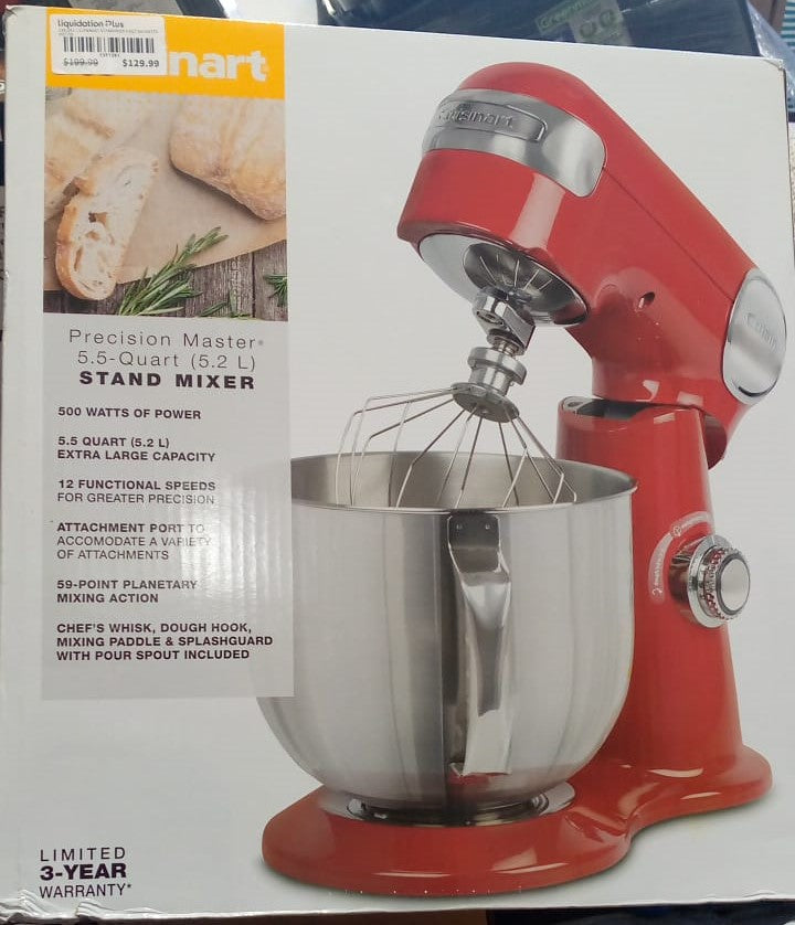 CUISINART STANDMIXER 5.5QT 500 WATTS MOTOR