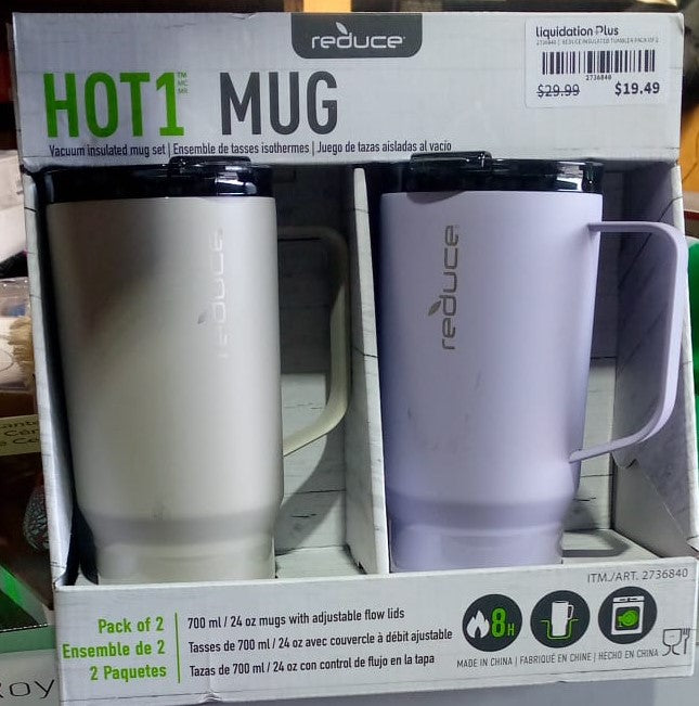 REDUCE INSULATED TUMBLER PACK OF 2