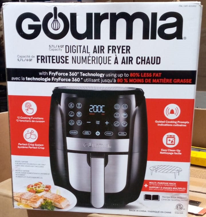 GOURMIA AIR FRYER 5.7 L