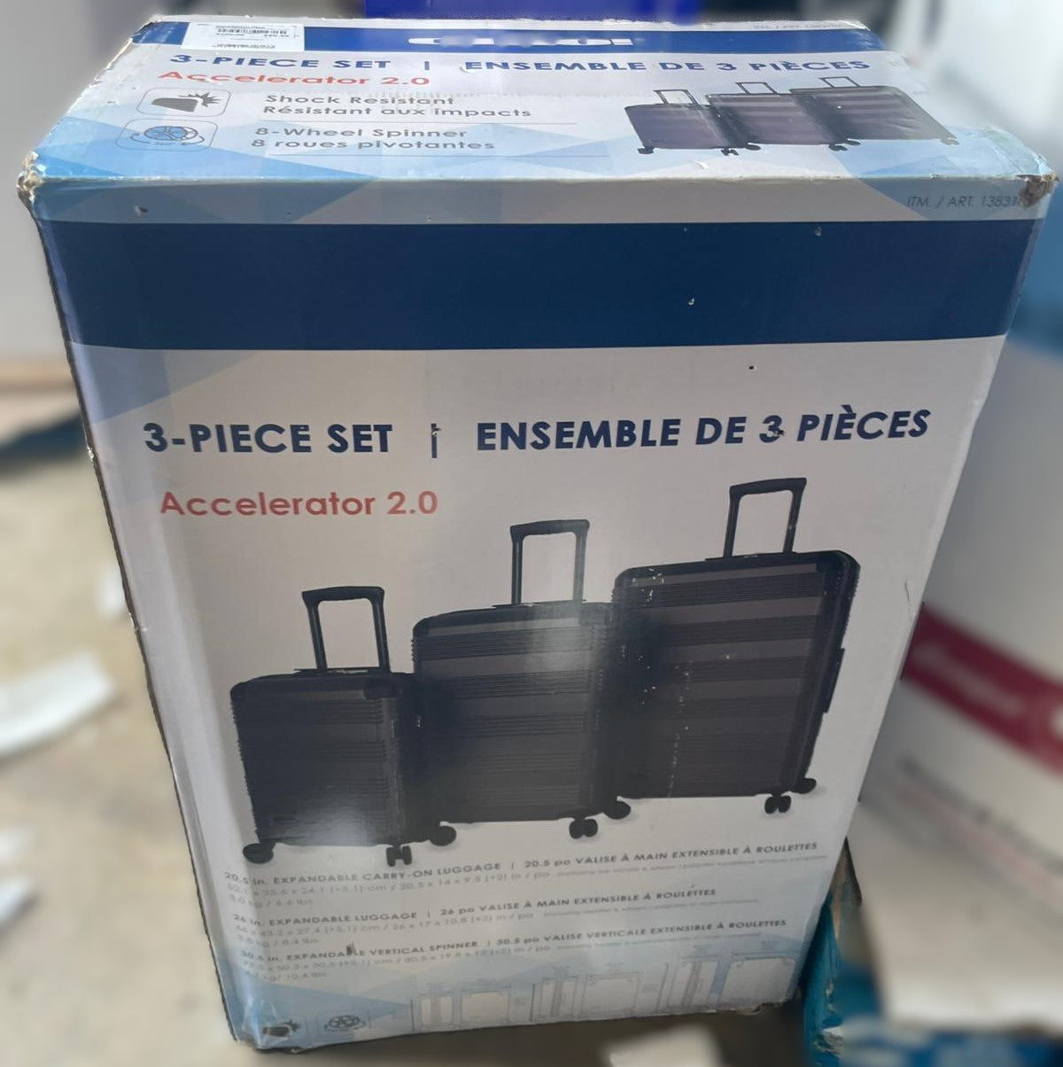 CIAO ACCELERATOR 2.0 3-PIECE LUGGAGE SET