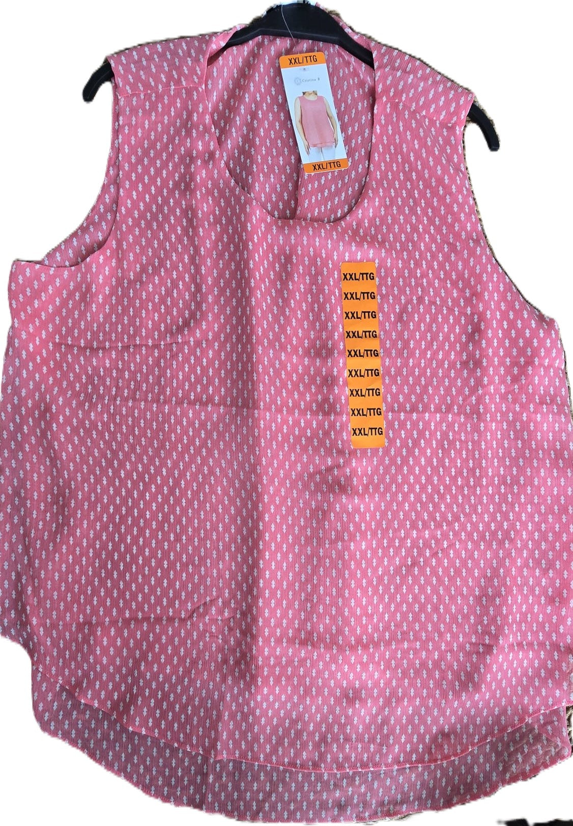 CB SLEEVELESS TUNIC Size XXL