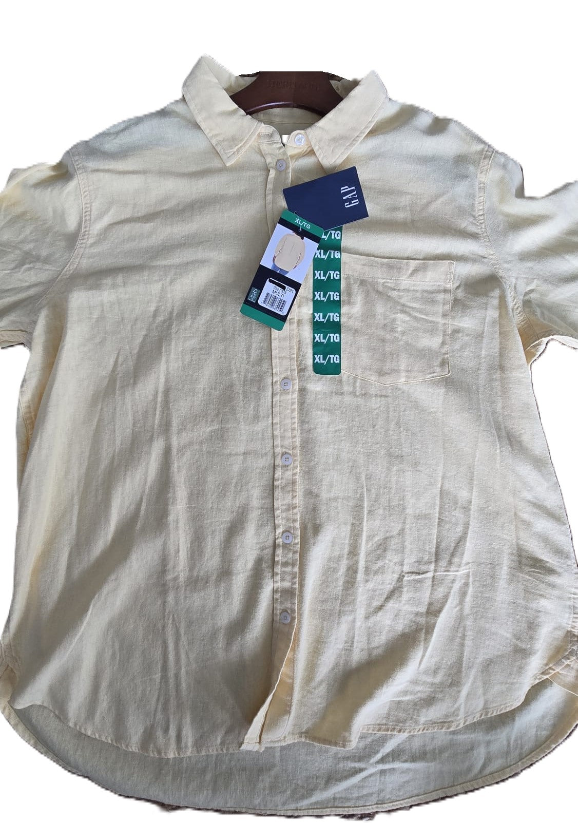 GAP LINEN BLEND SHIRT + LADIES SIZES XL