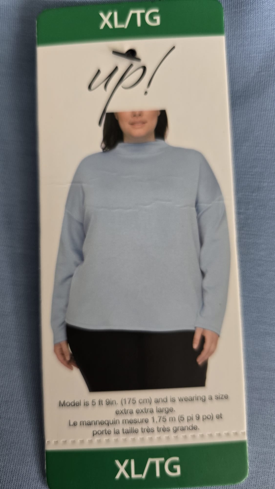 MOCK NECK TOP XL