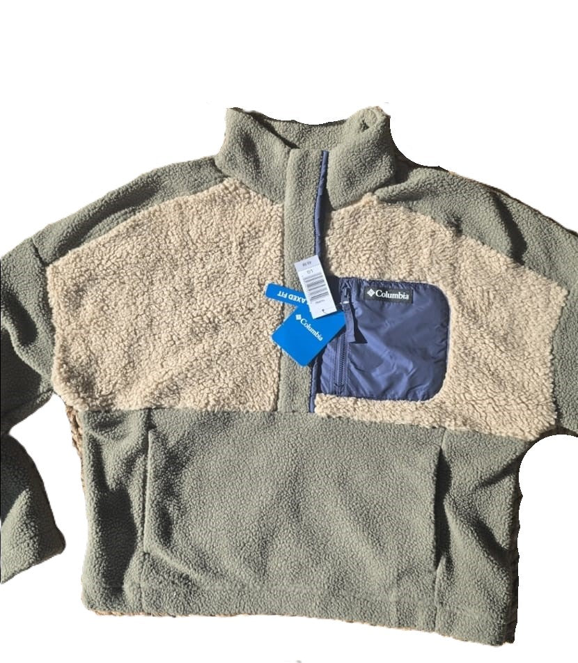 COLUMBIA SHERPA PULLOVER LADIES SIZES S-XL