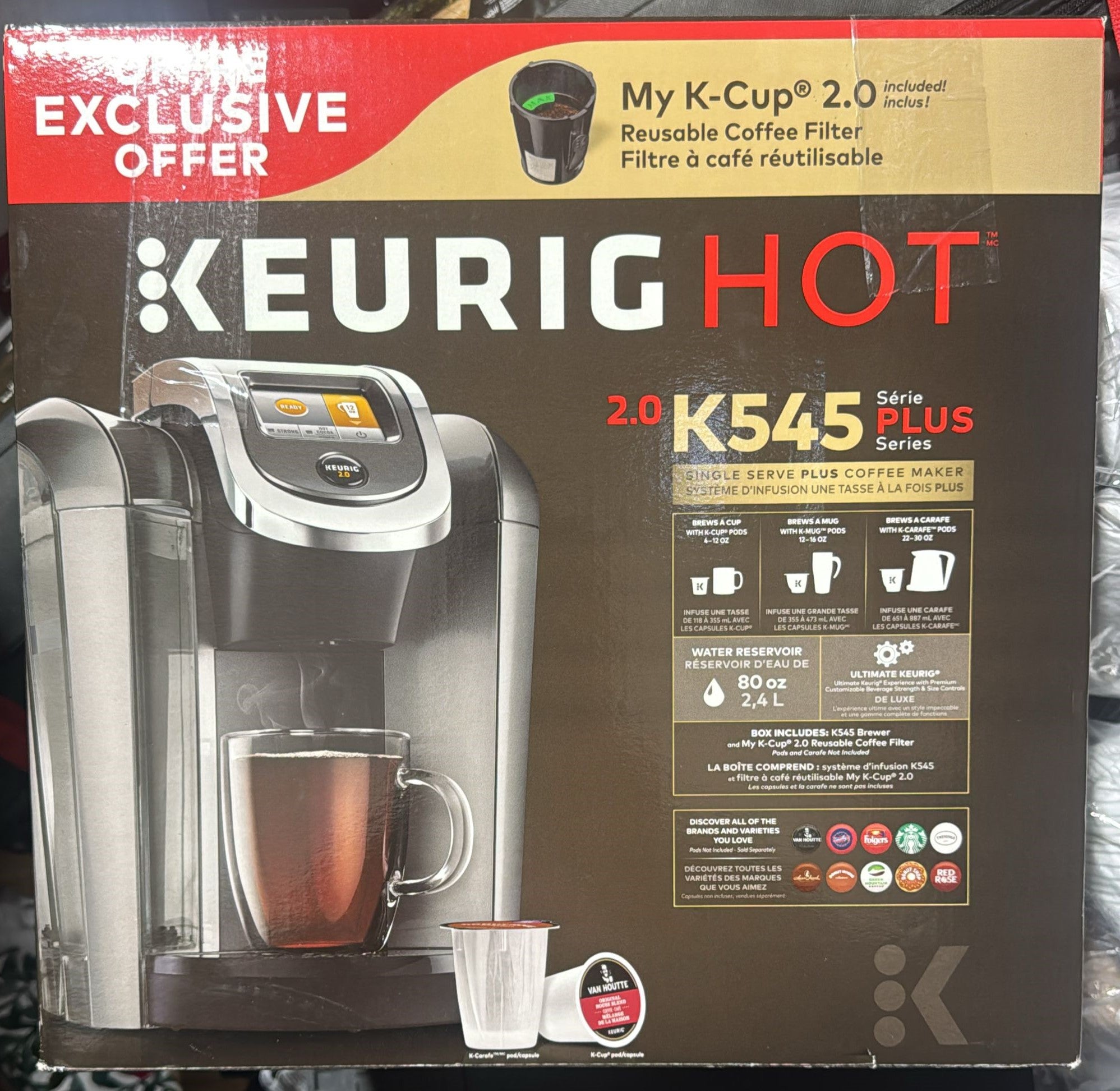 KEURIG SINGLE SERVE COFFEE MAKER