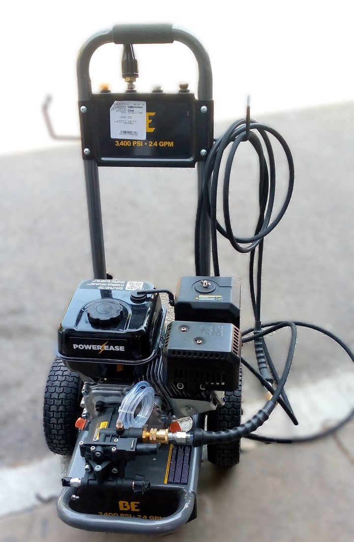 BE Power 3400 PSI 2.4 GPM Pressure Washer