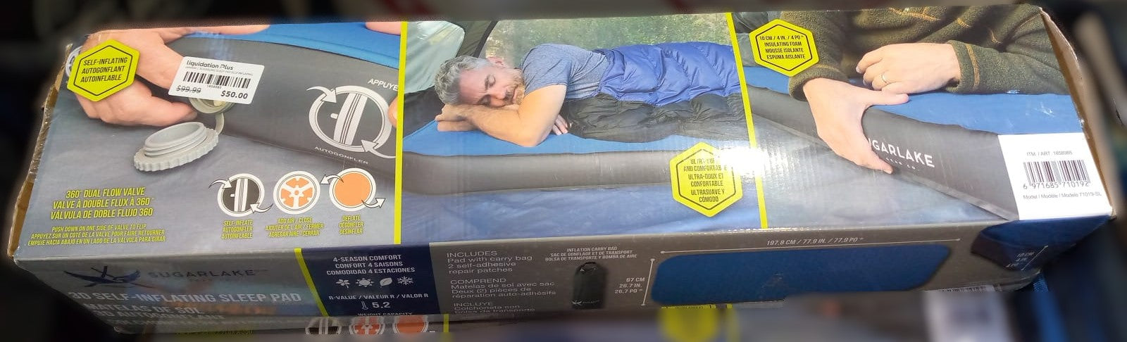 SugarLake Gear Co. 3D Self-Inflating Sleep Pad