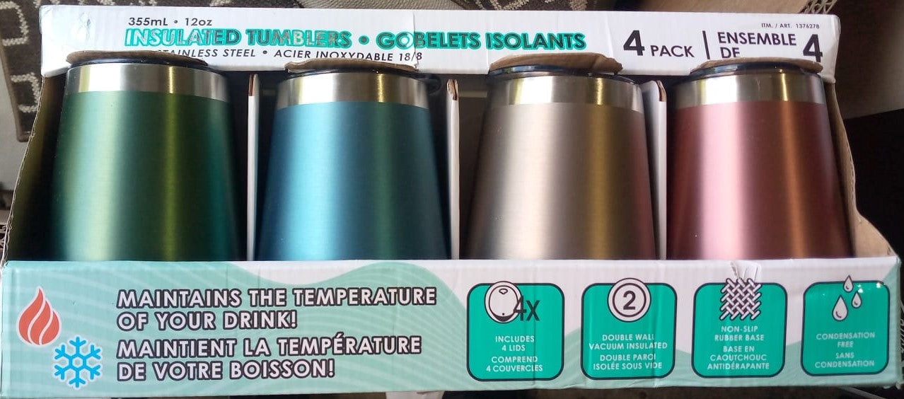 MANNA SS WINE TUMBLERS PACK OF 4