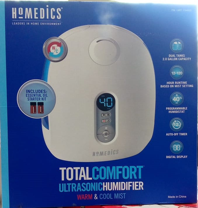 Homedics TotalComfort Ultrasonic Humidifier