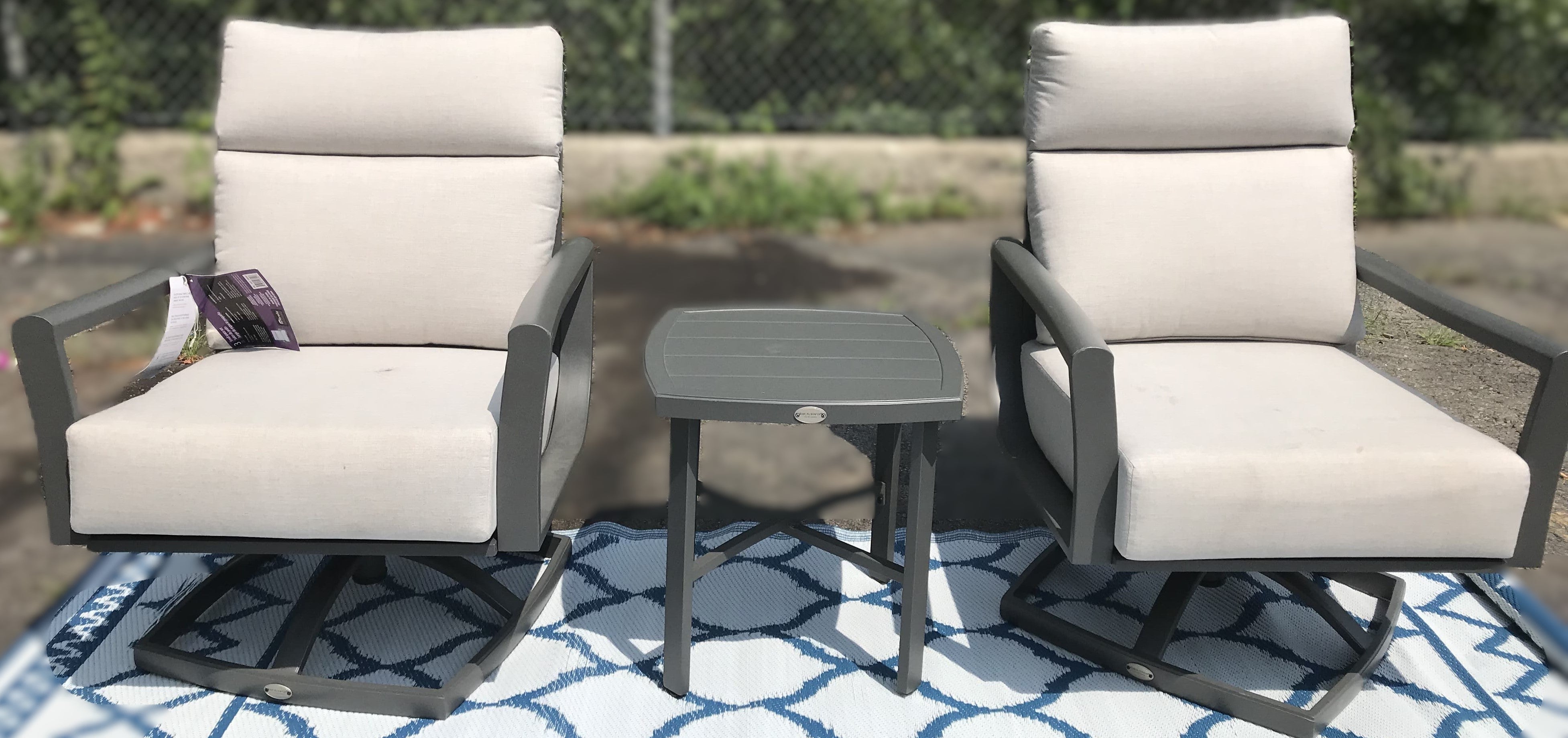Rockport 3-piece Patio Conversation Set
