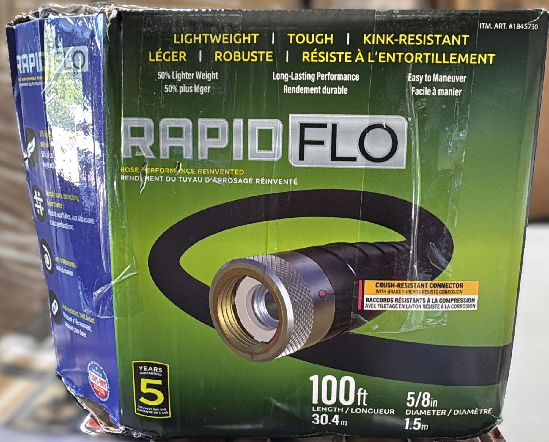 RAPIDFLO COMPACT GARDEN HOSE 30.4M (100 FT)