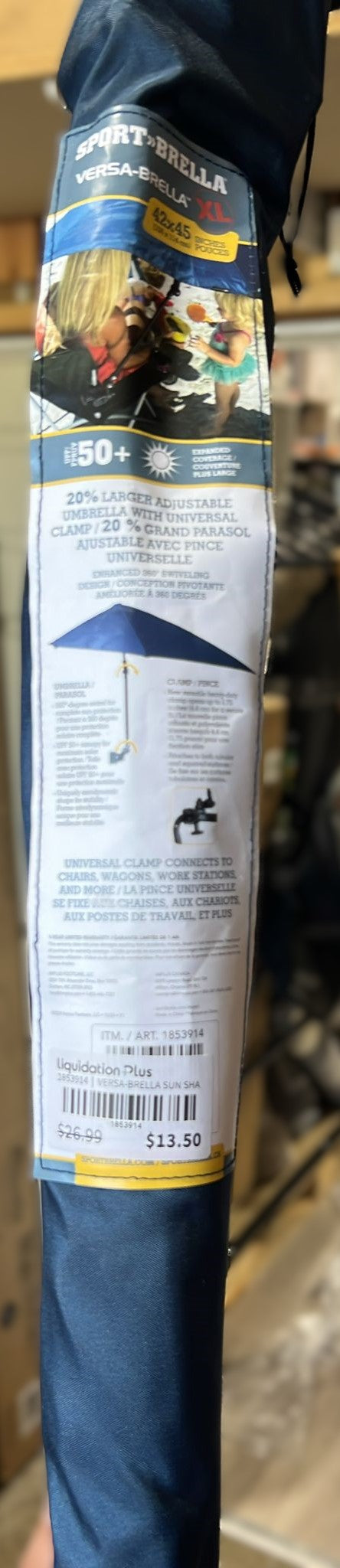 VERSA BRELLA SWIVELING PARASOL 42 5 in x 46 in