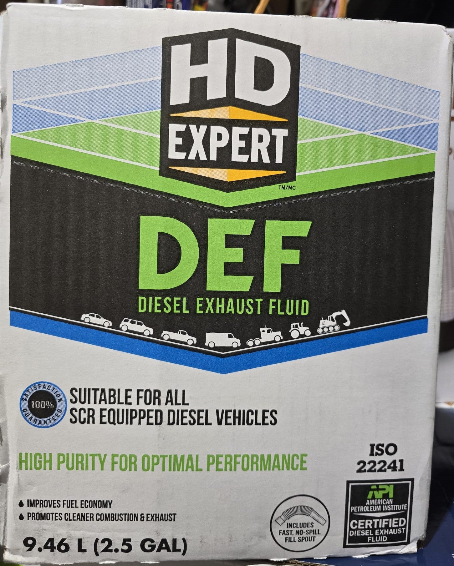 HD EXPERT DEF 9.46L (2.5 GAL)