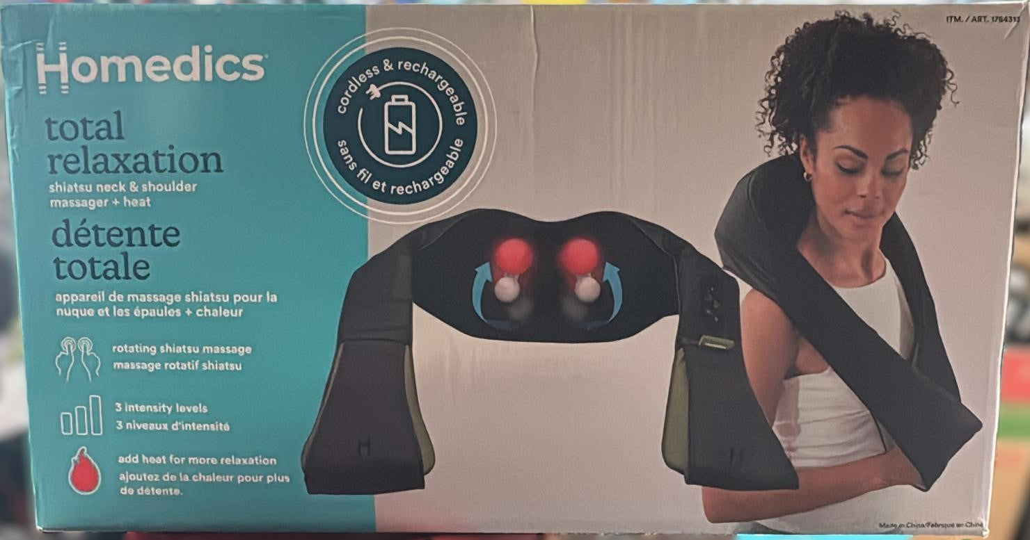 HOMEDICS SHAITSU NECK & BODY MASSAGER WITH HEAT