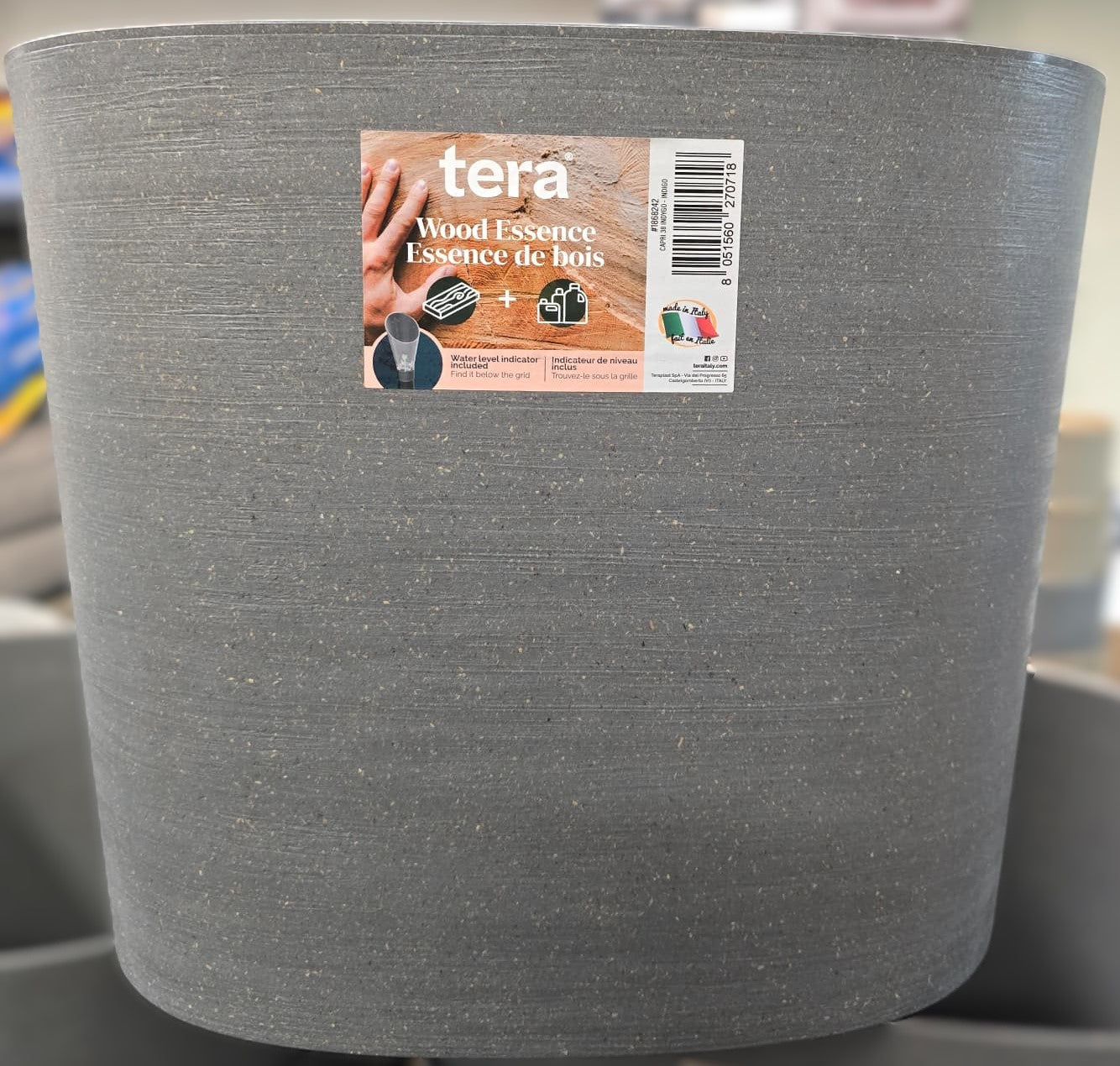 TERAPLAST CAPRI WOOD ESSENCE PLANTER