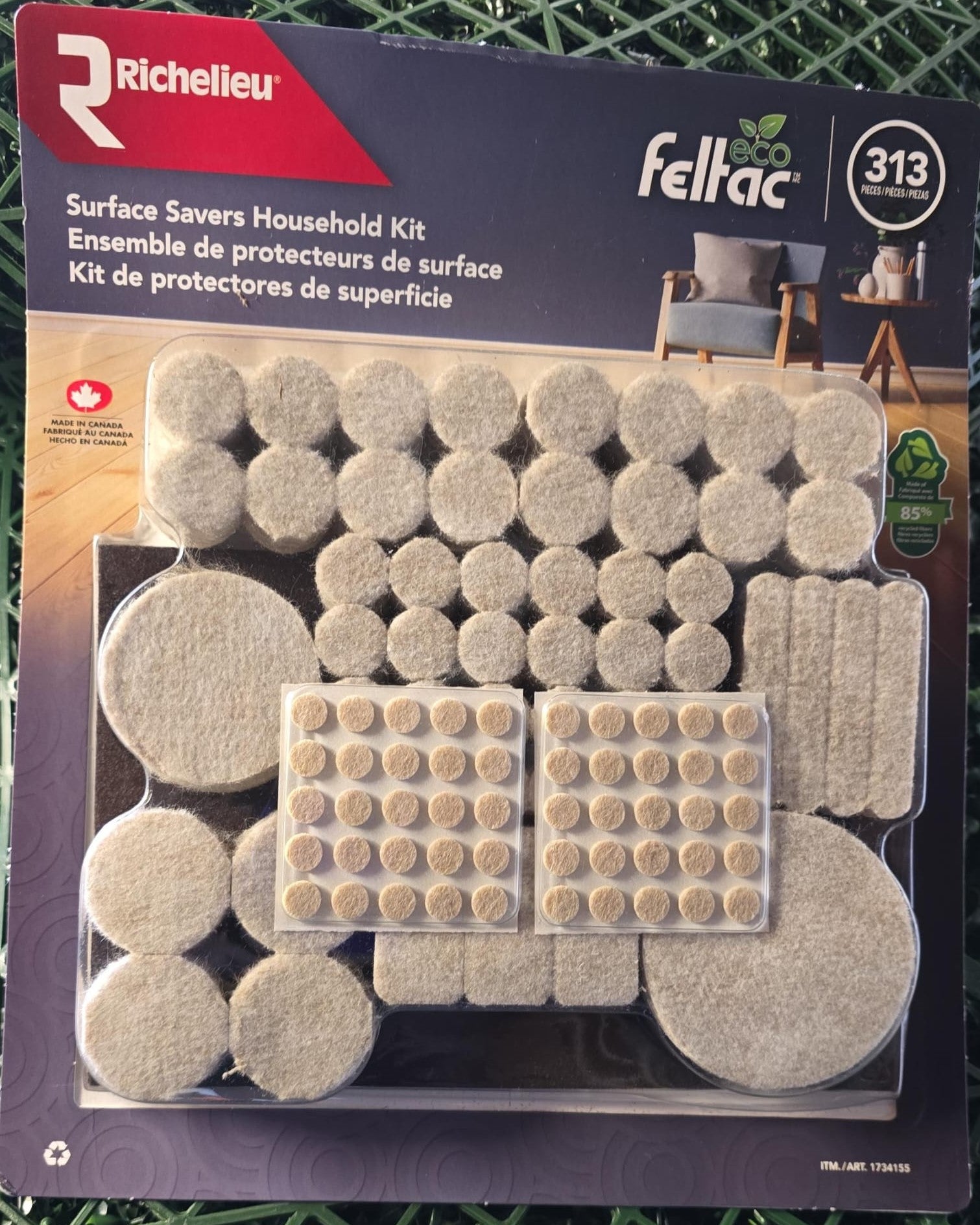 RICHELIEU FELT SURFACE SAVERS 313 PIECES