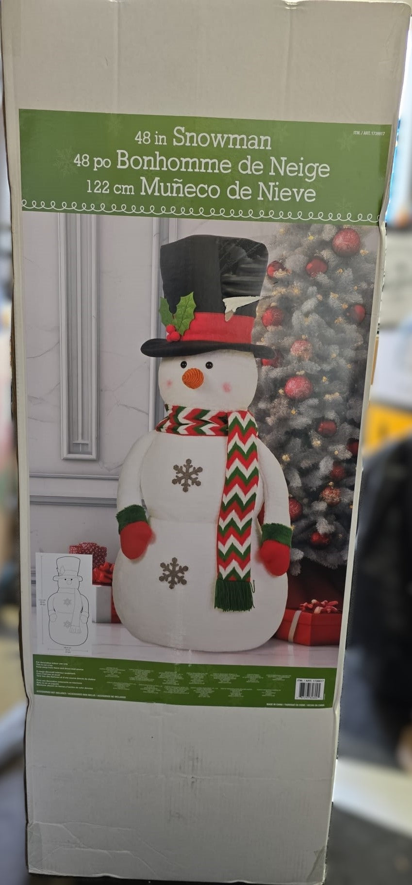 48 IN / 122 CM SNOWMAN ASSORTED