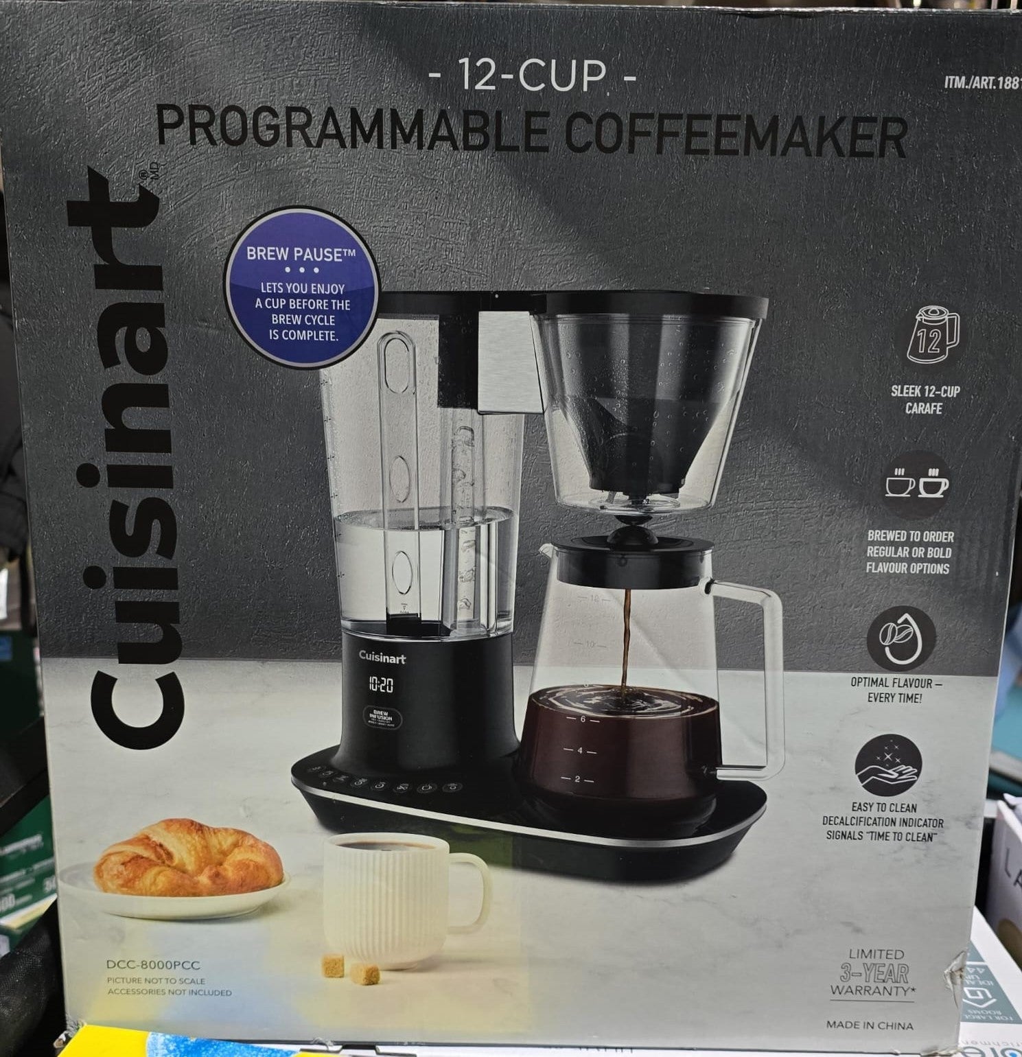 CUISINART 12 CUP PROGRAMMABLE COFFEEMAKER