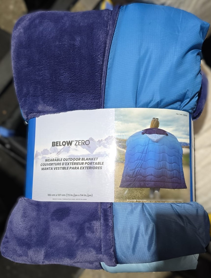 Below Zero Wearable Outdoor Blanket