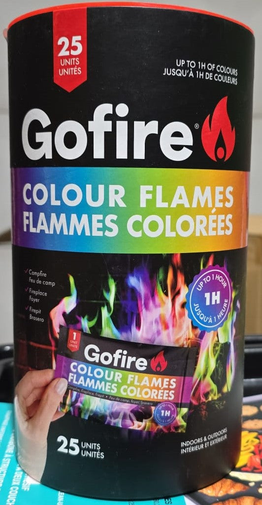 GOFIRE COLOUR FLAMES PACK OF 25