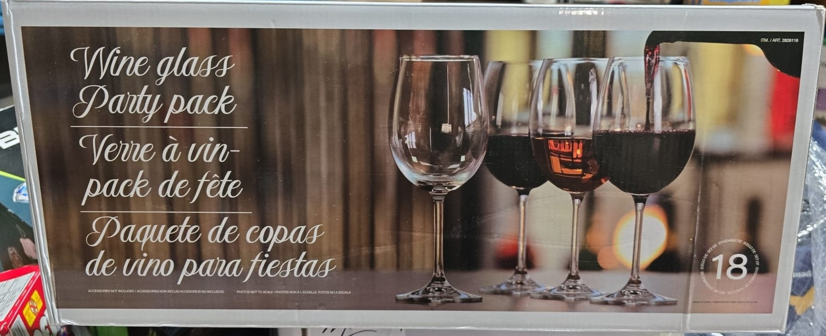 Wine Glass Party Pack, 18-pack
