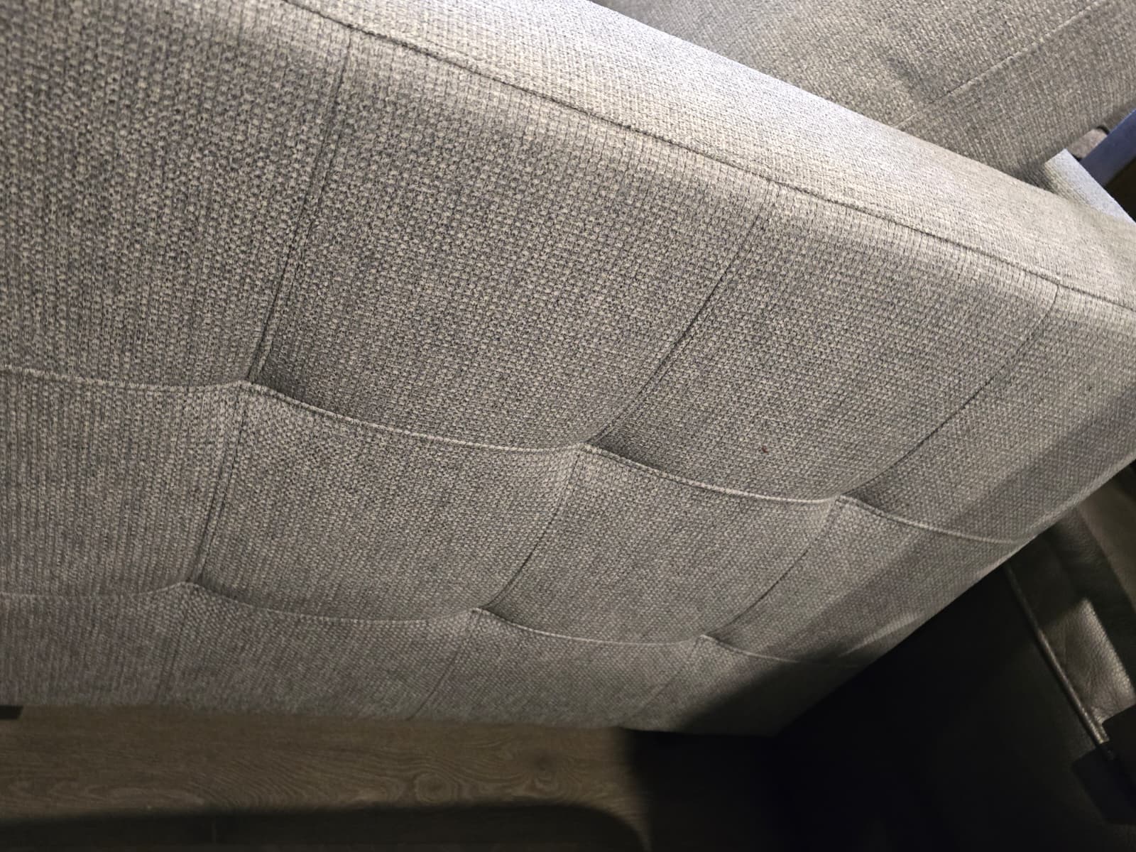 Thomasville Left-hand Facing Fabric Sectional with Storage Ottoman