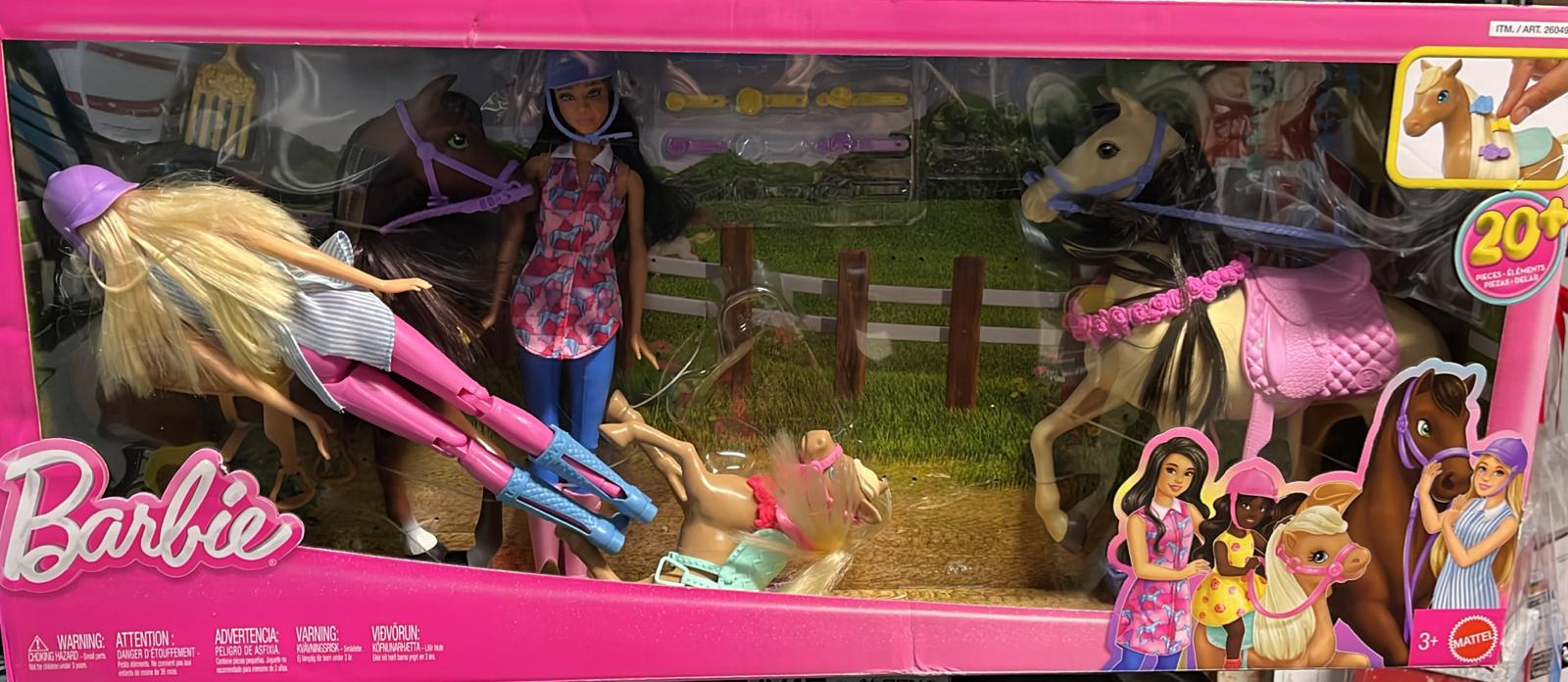 Barbie & Horses, Riding Playset