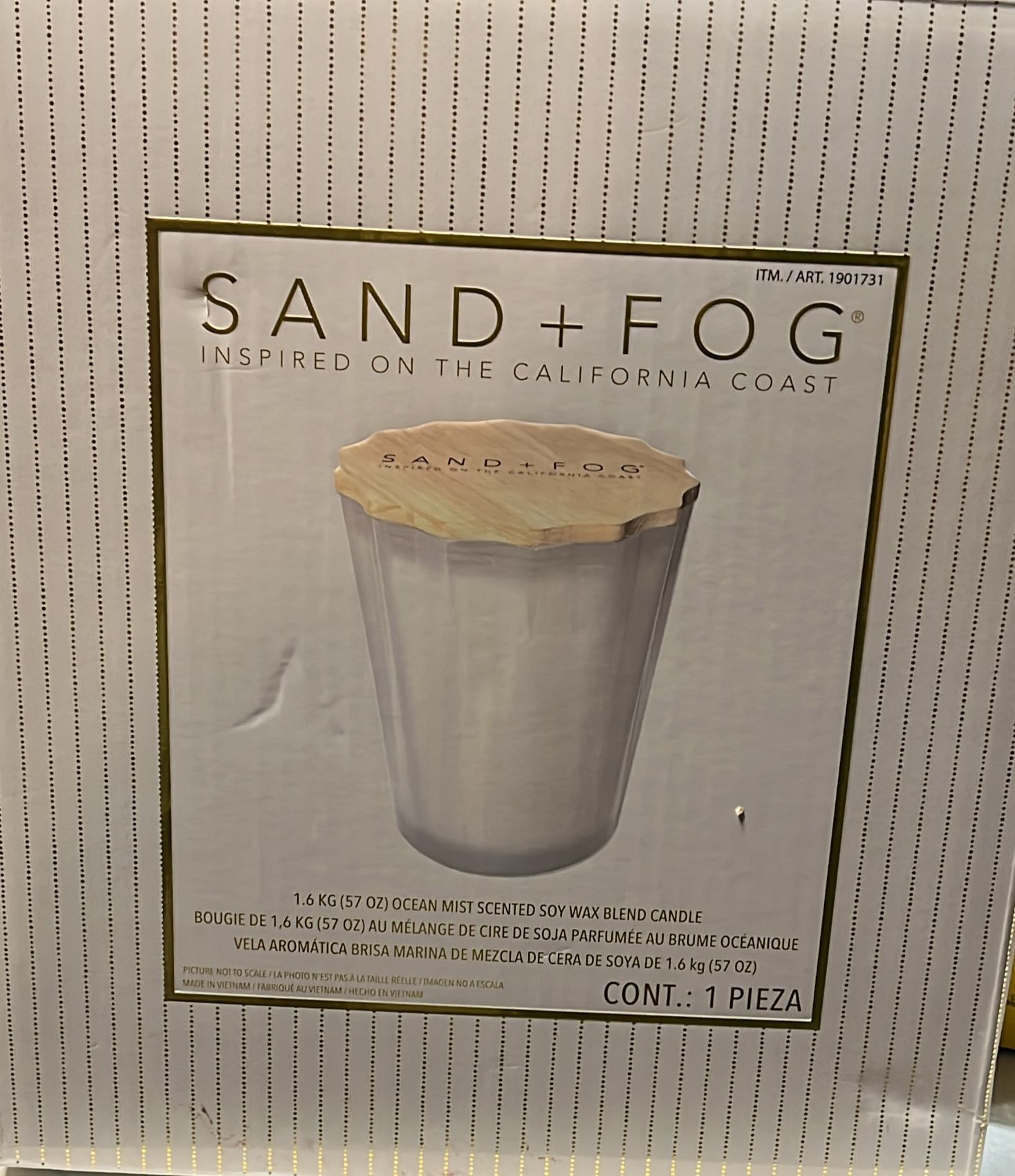 Sand + Fog Scented Candle, 57 oz.