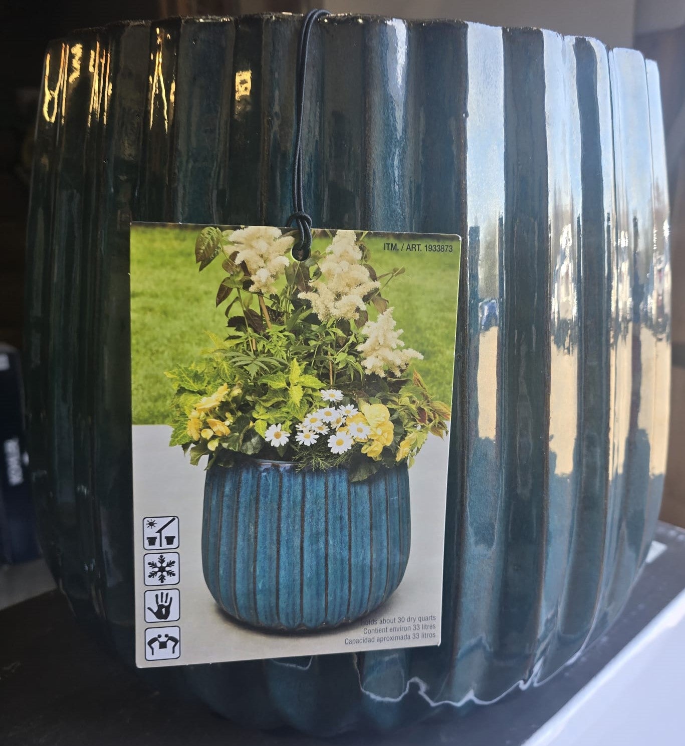 MULLALLY CERAMIC PLANTER 25.4 CM (10 IN)