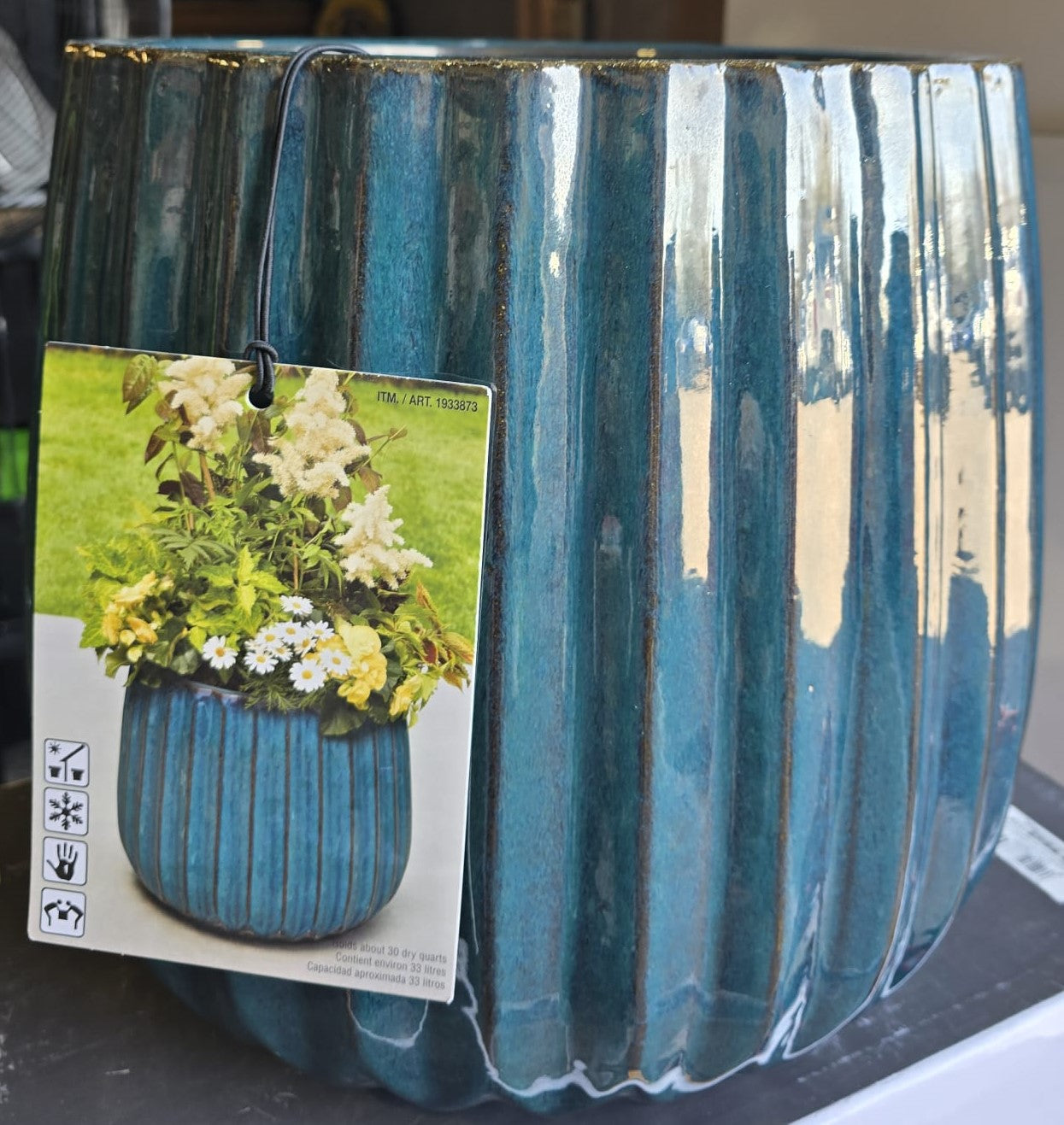 MULLALLY CERAMIC PLANTER 25.4 CM (10 IN)