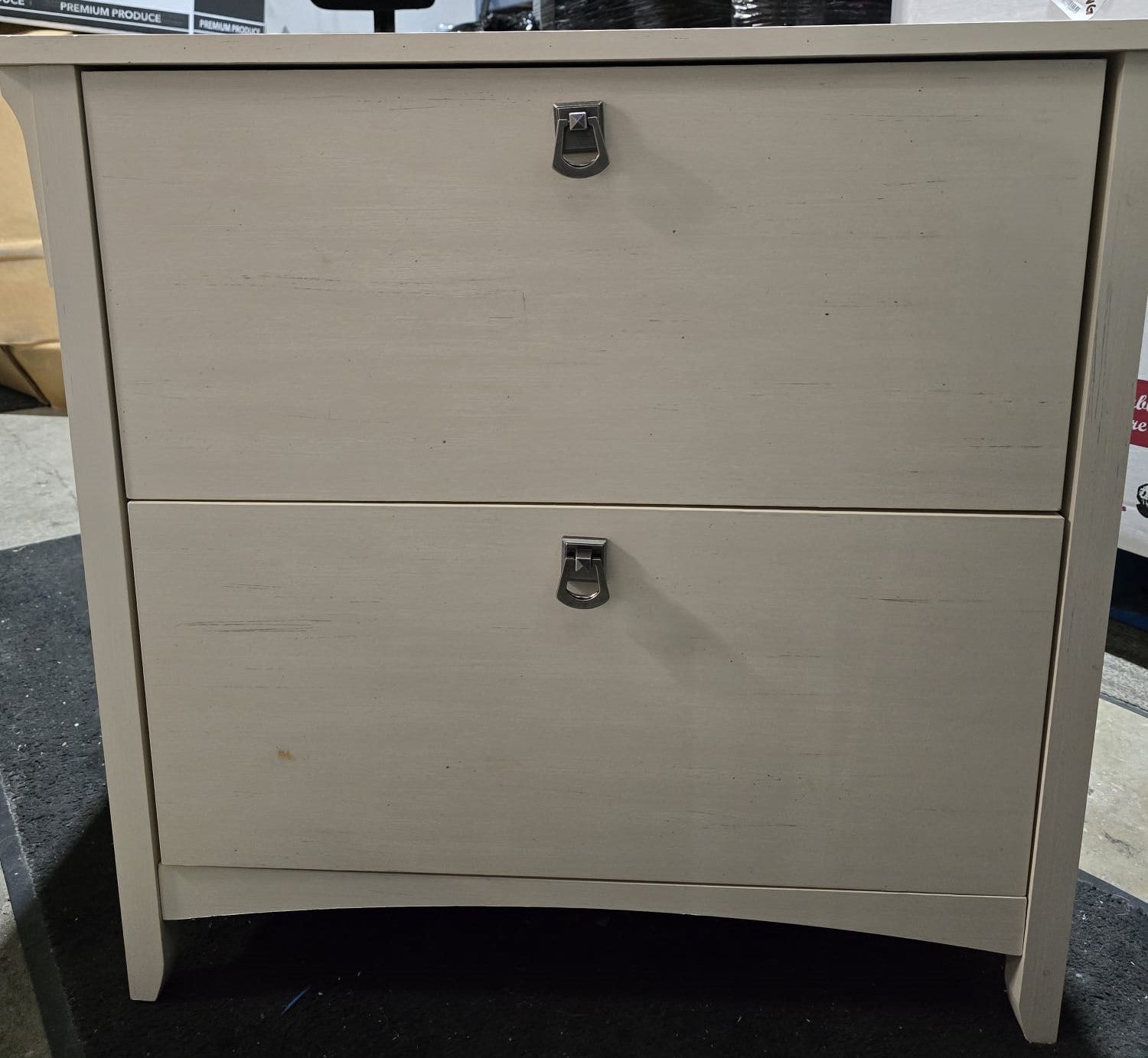 Bush Salinas 2 Drawer Lateral File Cabinet White