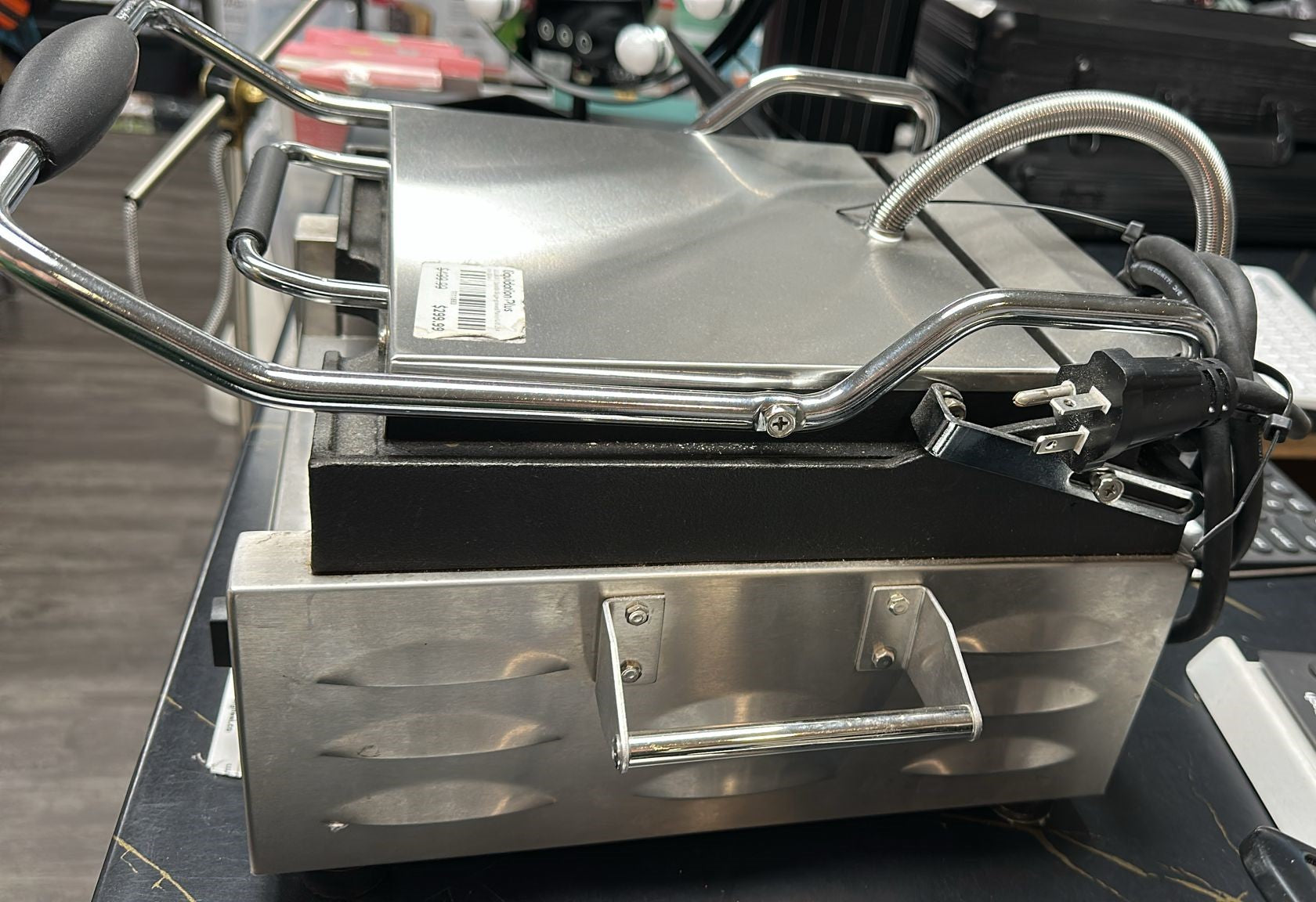 Eurodib Single-grooved Panini Grill 25.4 cm (10 in.)