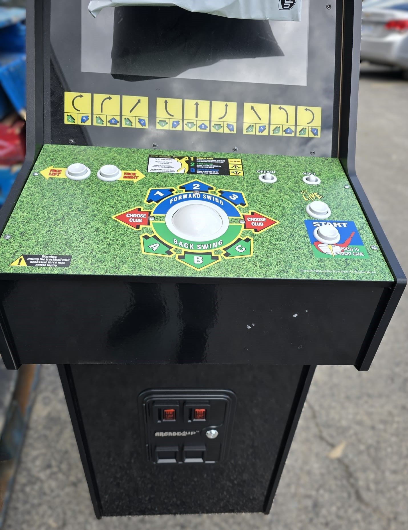 GOLDEN TEE DELUXE ARCADE MACHINE 8 GAMES