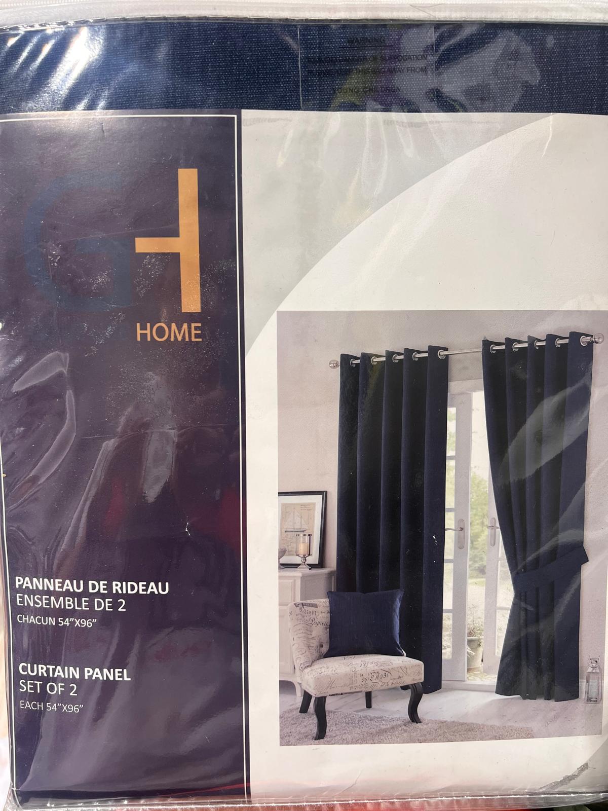 Gouchee Home Solar Blackout Curtain Panel, 2-panel