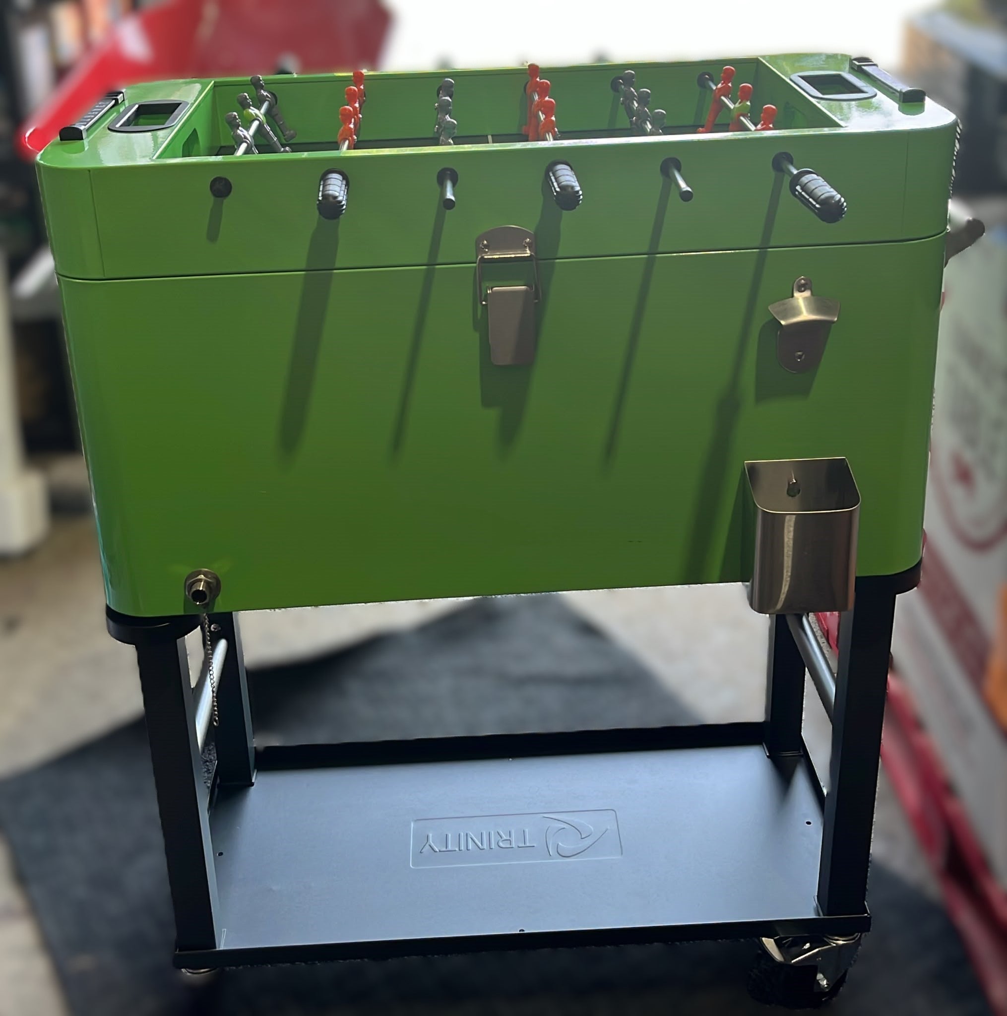 Trinity Foosball Table Cooler (Green)