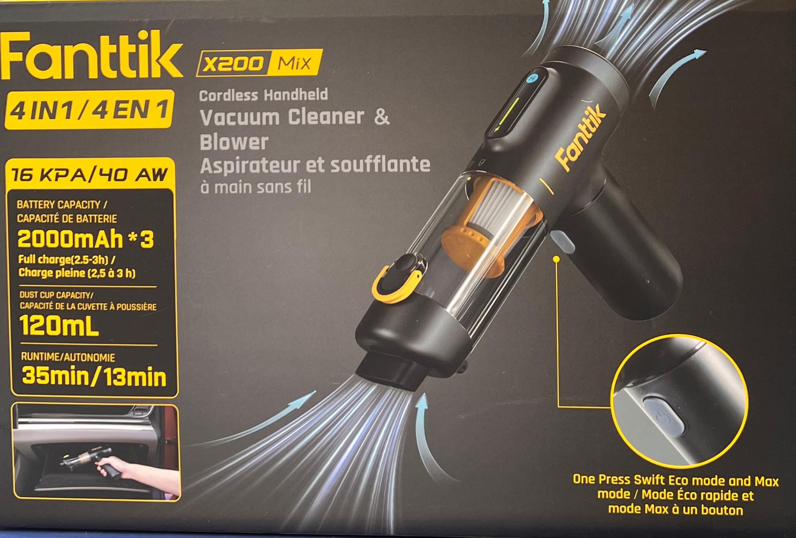 Fanttik X200 Mix Cordless Car Vacuum