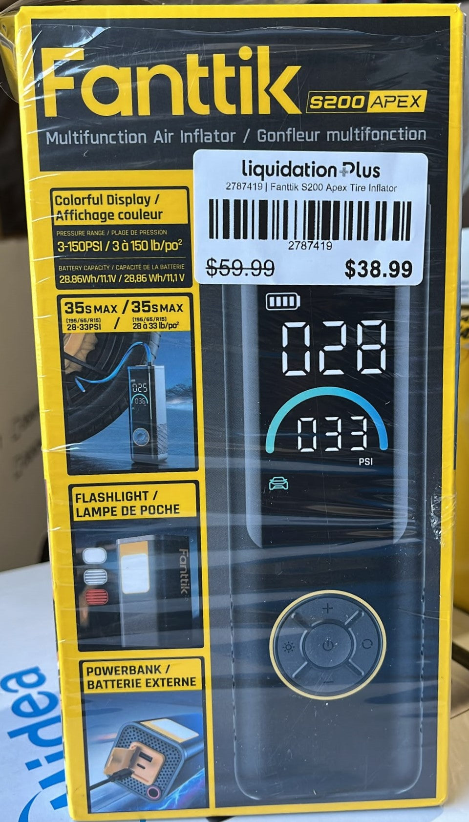 Fanttik S200 Apex Tire Inflator