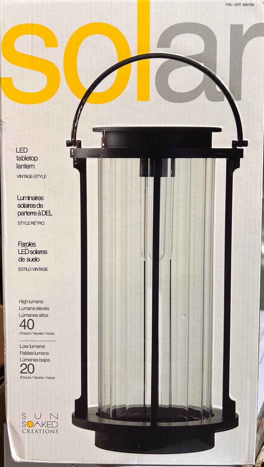 GTX BRANDS TABLE TOP LANTERN 40CM (15.8′′) HEIGHT