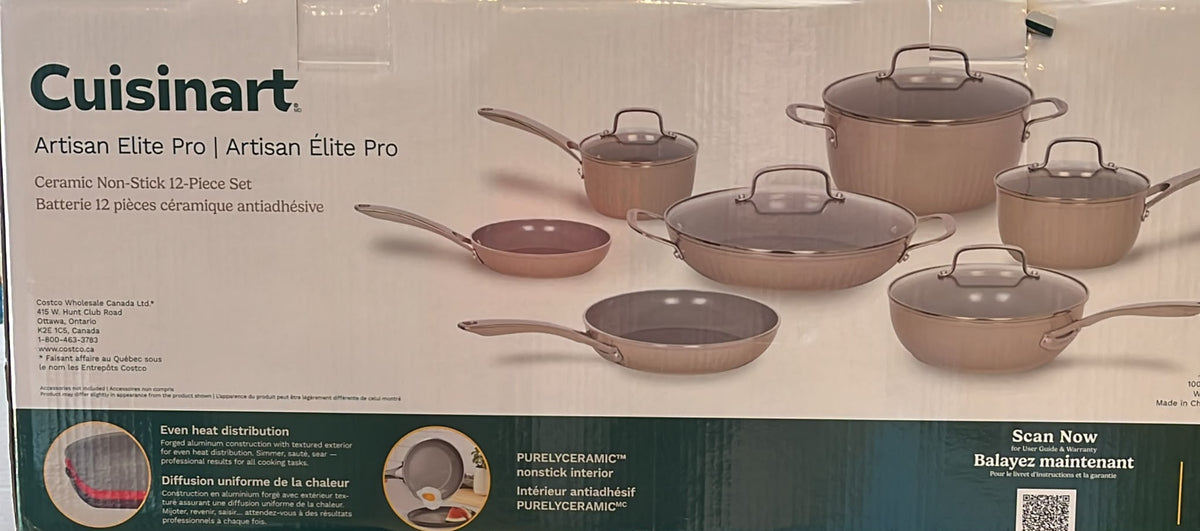Cuisinart Artisan Elite Pro Forged Aluminum 12-Piece Cookware Set