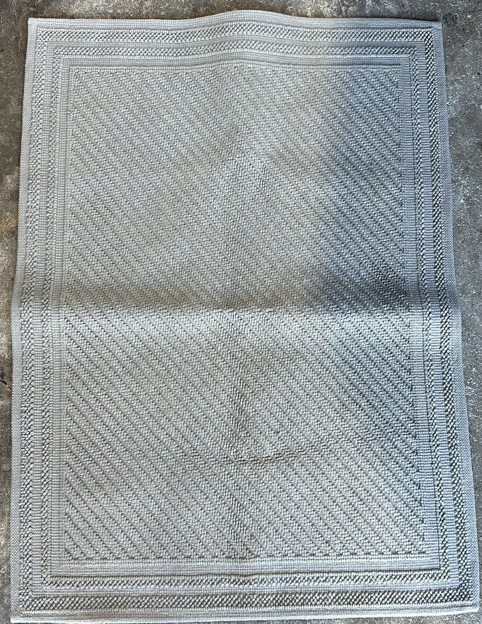 Riviera Home Cotton Woven Bath Mat
