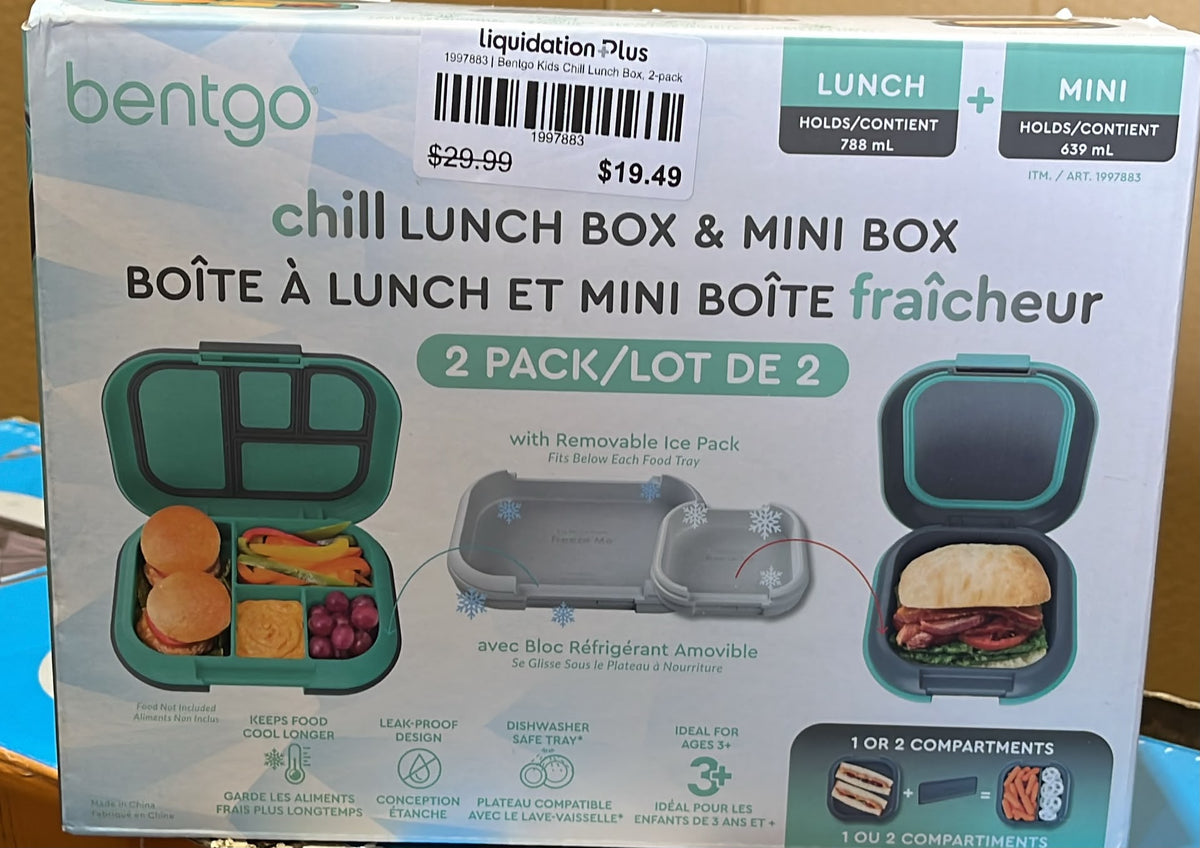 Bentgo Kids Chill Lunch Box, 2-pack