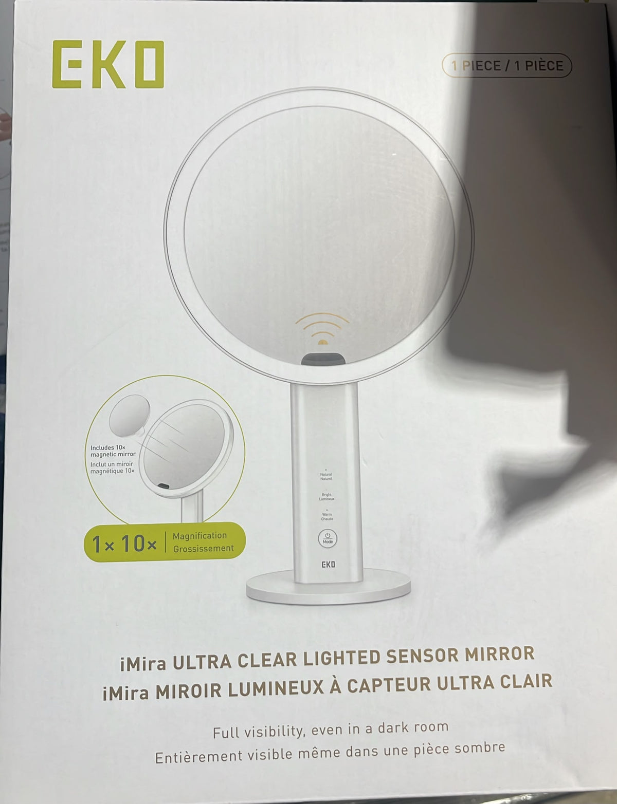EKO iMira Ultra Clear Lighted Sensor Mirror