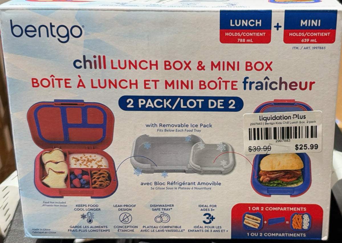 Bentgo Chill Lunch and Mini Box Set, 2-pieces