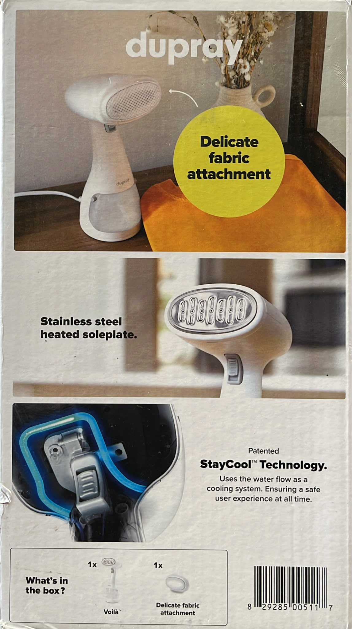 Dupray Voilà 3-in-1 Clothes Steamer