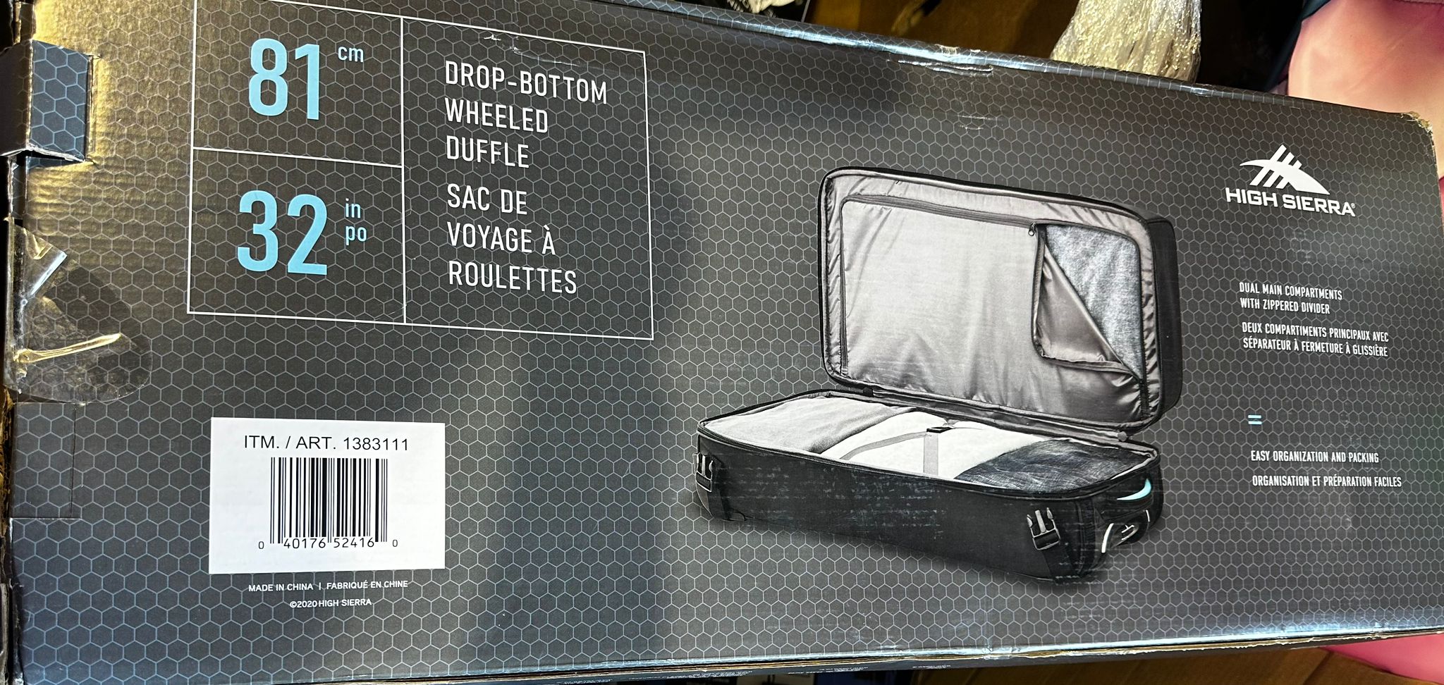 HIGH SIERRA WHEELED DUFFEL BAG