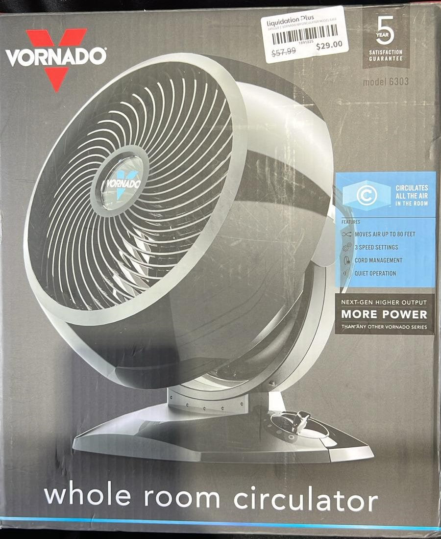 VORNADO AIR CIRCULATOR MODEL 6303